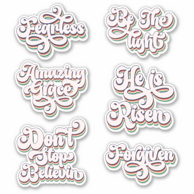 Sticker en vinyle Extraordinaire Grace Christian B (Devant)