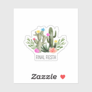 Sticker en vinyle Fiesta final