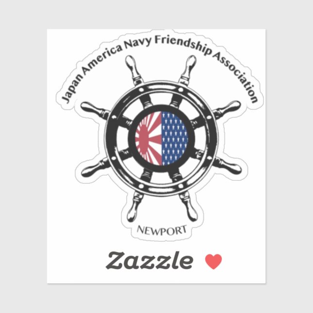 Sticker en vinyle - JANAFA-Newport (Feuille)