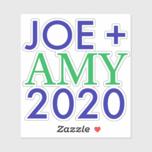 Sticker en vinyle Joe et Amy 2020
