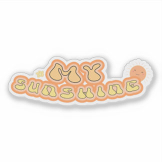 Sticker en vinyle Kawaii My Sunshine