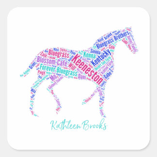 Sticker en vinyle Keeneston Horse