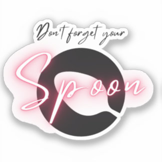 Sticker en vinyle - Logo de la nouvelle Spoonie Si