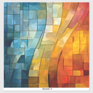 Sticker en vinyle Mosaic Art