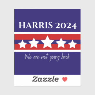 Sticker en vinyle personnalisé Harris 2024