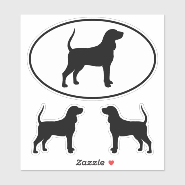 Sticker en vinyle pour chiens de race de chien de  (Feuille)