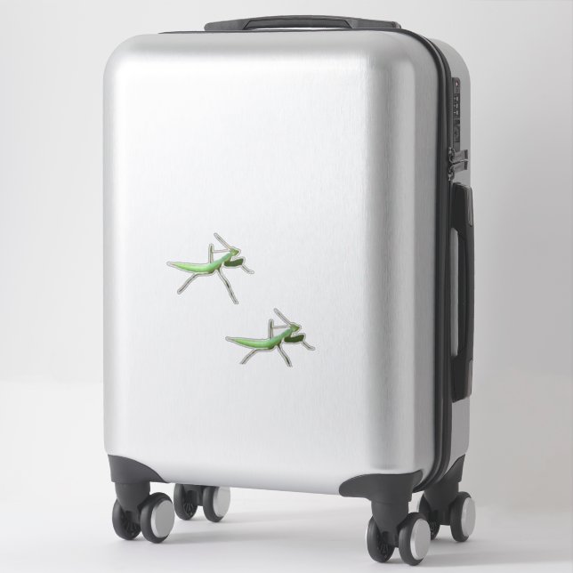 Sticker en vinyle - Preying Mantis (Sur valise)