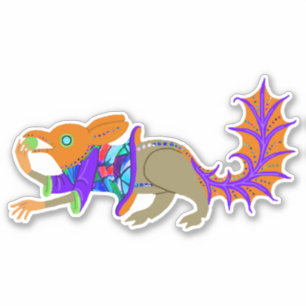 Sticker en vinyle "Squirrel at a Medieval Rave"