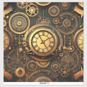 Sticker en vinyle Steampunk