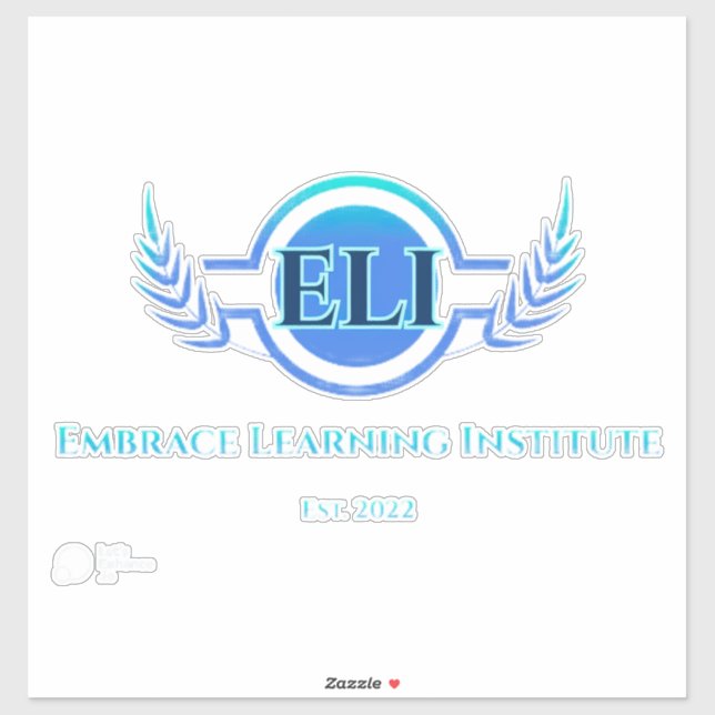 Sticker en vinyle sur mesure - Embrick Learning In (Feuille)