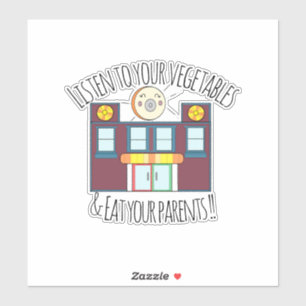 Sticker en vinyle sur mesure Waffles&Mochi