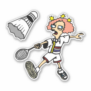 Sticker en vinyle taillé sur mesure pour fille de 