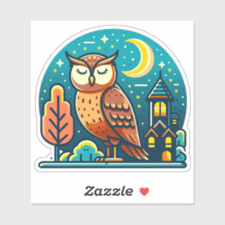 Sticker en vinyle taillé sur mesure pour les oisea