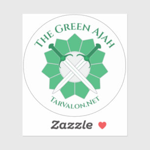 Sticker en vinyle vert simplifié TarValon.Net