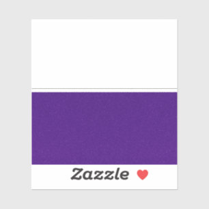 Sticker en vinyle violet large - Personnalisable