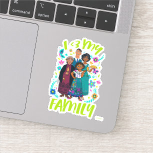 Sticker Encanto   Famille Madrigal - I <3 Ma famille
