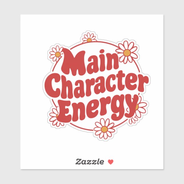 Sticker Énergie des caractères principaux (Feuille)
