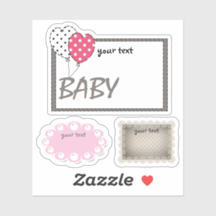 Sticker Enfants personnalisés, enfants, cru, rétro