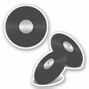Sticker Enregistrements LP Vinyl Look