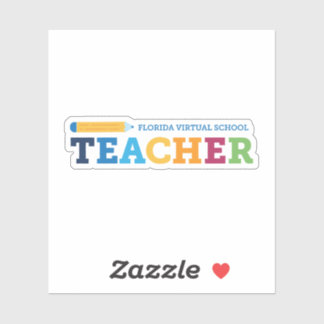Sticker enseignant de l'école virtuelle de Floride