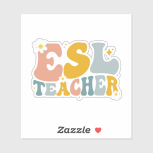 Sticker Enseignant ESL