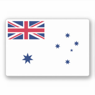 Sticker Enseigne blanche australienne
