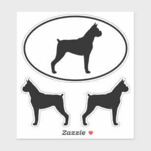 Sticker Ensemble d'autocollants en vinyle pour chien de bo