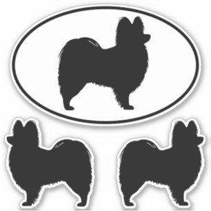 Sticker Ensemble d'autocollants en vinyle pour chien Papil