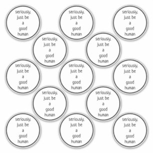 Sticker ensemble de 13 3 pouces sérieusement juste être un