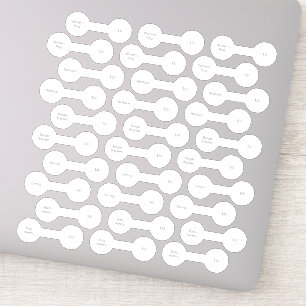 Sticker Ensemble de 30 Bijoux Barbell prix de vente Cinq-p
