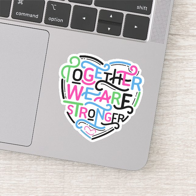 Sticker Ensemble, Nous Sommes Plus Forts (Détail)
