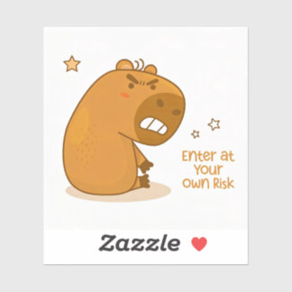 Sticker Enter at Your Own Risk