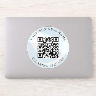 Sticker Entreprise de service de nettoyage de code QR Auto