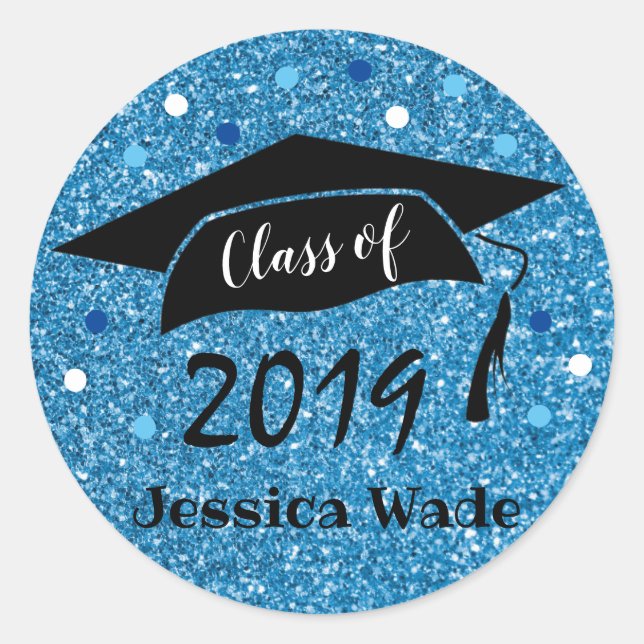 Sticker Enveloppe Graduation Sceau Fun Faux Partie (Devant)