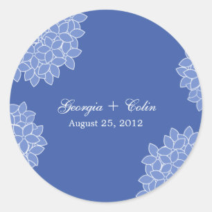 Sticker / Enveloppe moderne Hydrangea Favor