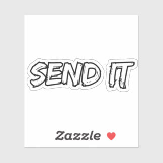 Sticker Envoyer l'autocollant de golf sur disque