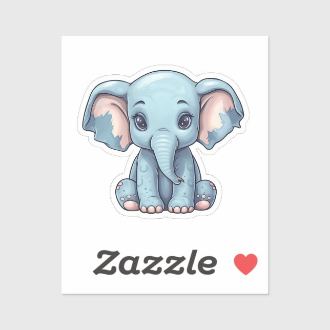 Sticker Ephène de dessin animé (Feuille)
