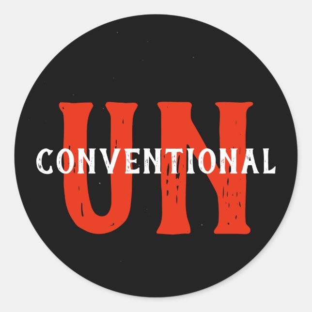 Sticker épopé UNconventionnel (Devant)