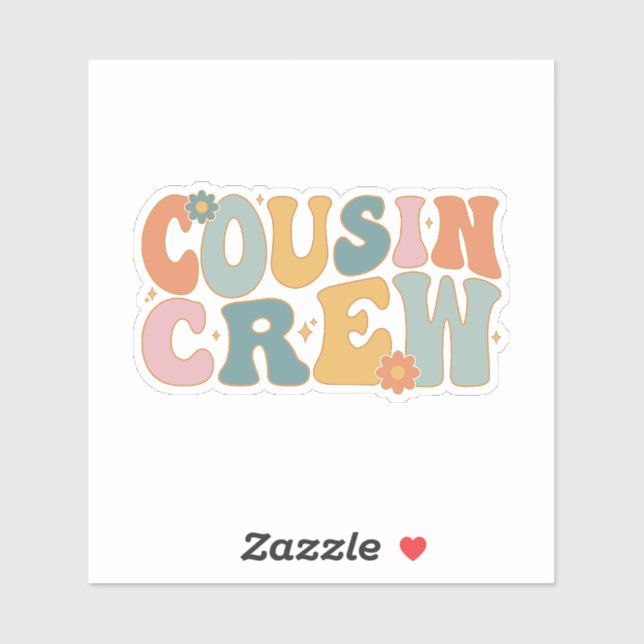 Sticker Équipage Cousin (Feuille)