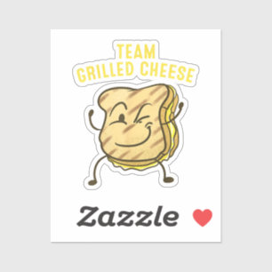 Sticker Équipe cool Fromage Grillé Cadeau Drôle Squad Toas