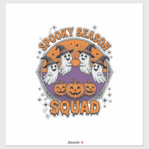 Sticker Équipe de la saison effrayante T-shirt Halloween d