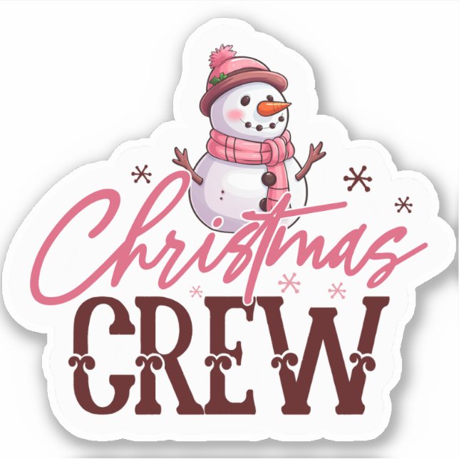 Sticker Équipe de Noël Christmas (Devant)