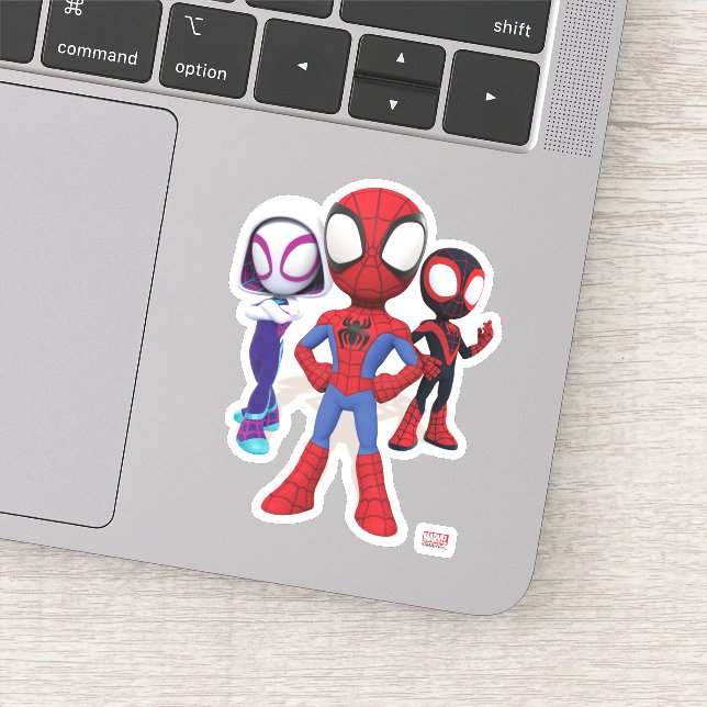 Sticker Équipe Spidey En Ville (Détail)