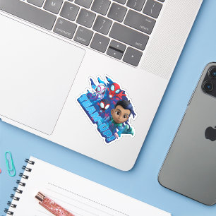 Sticker Équipe Spidey et Reptil s'unissent !