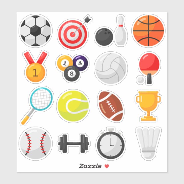 Sticker Équipement pour enfants (Feuille)