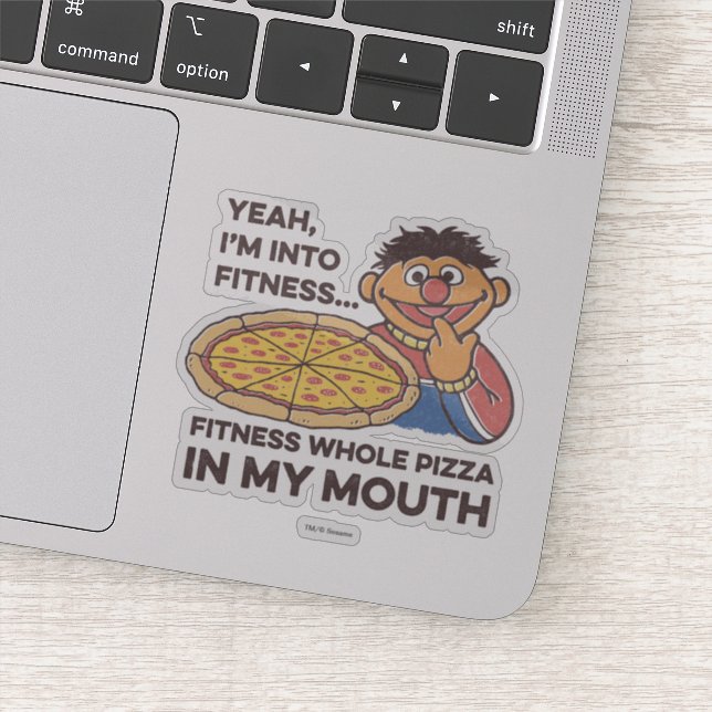 Sticker ErnieOuais, je suis en forme (Détail)