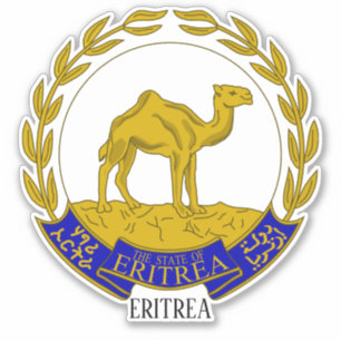 Sticker Erythrée Nationale Emblème Patriotique