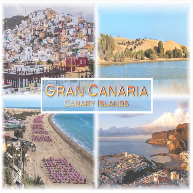 Sticker ES Gran Canaria - Las Palmas - Dunes de Maspalomas (Devant)