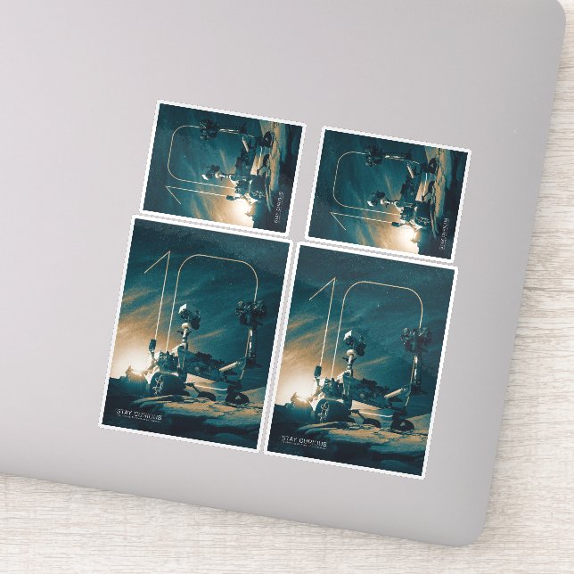 Sticker Espace extra-atmosphérique, Système solaire, 10 an (Détail)