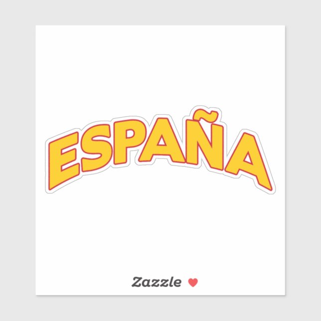Sticker Espagne 5 (Feuille)